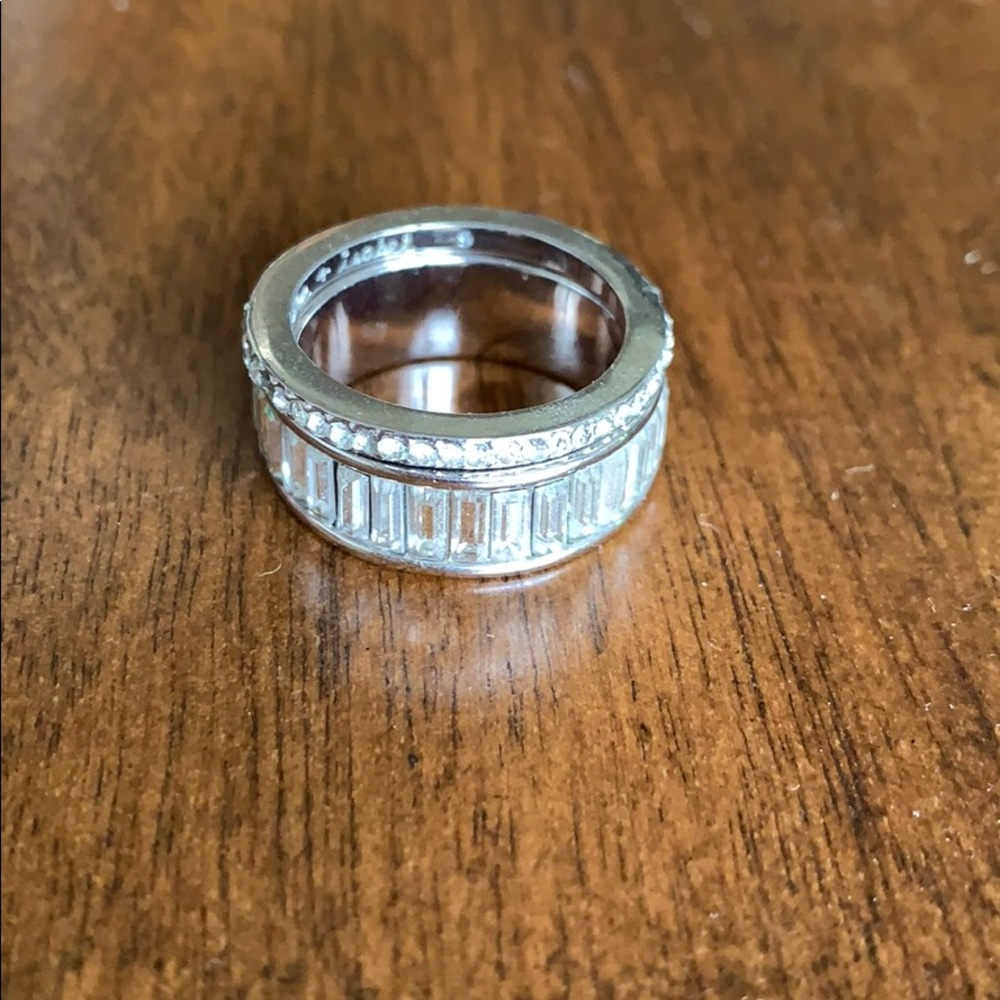 Baguette Duo Stackable Rings - Picture 2 of 6